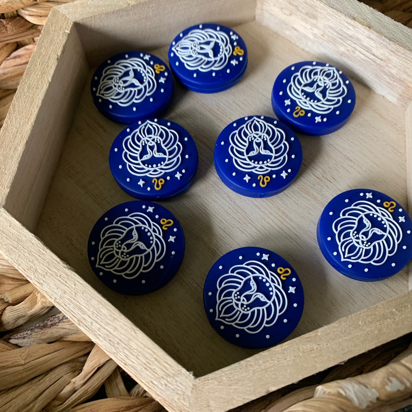 Zodiac Leo Stitch Stoppers- Set of 2 Stitch Stoppers