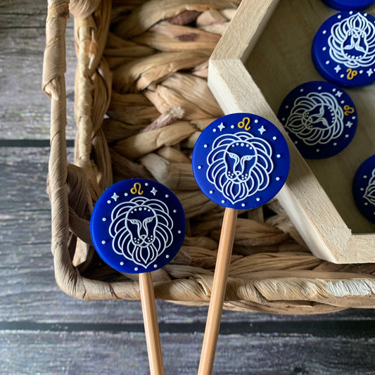 Zodiac Leo Stitch Stoppers- Set of 2 Stitch Stoppers