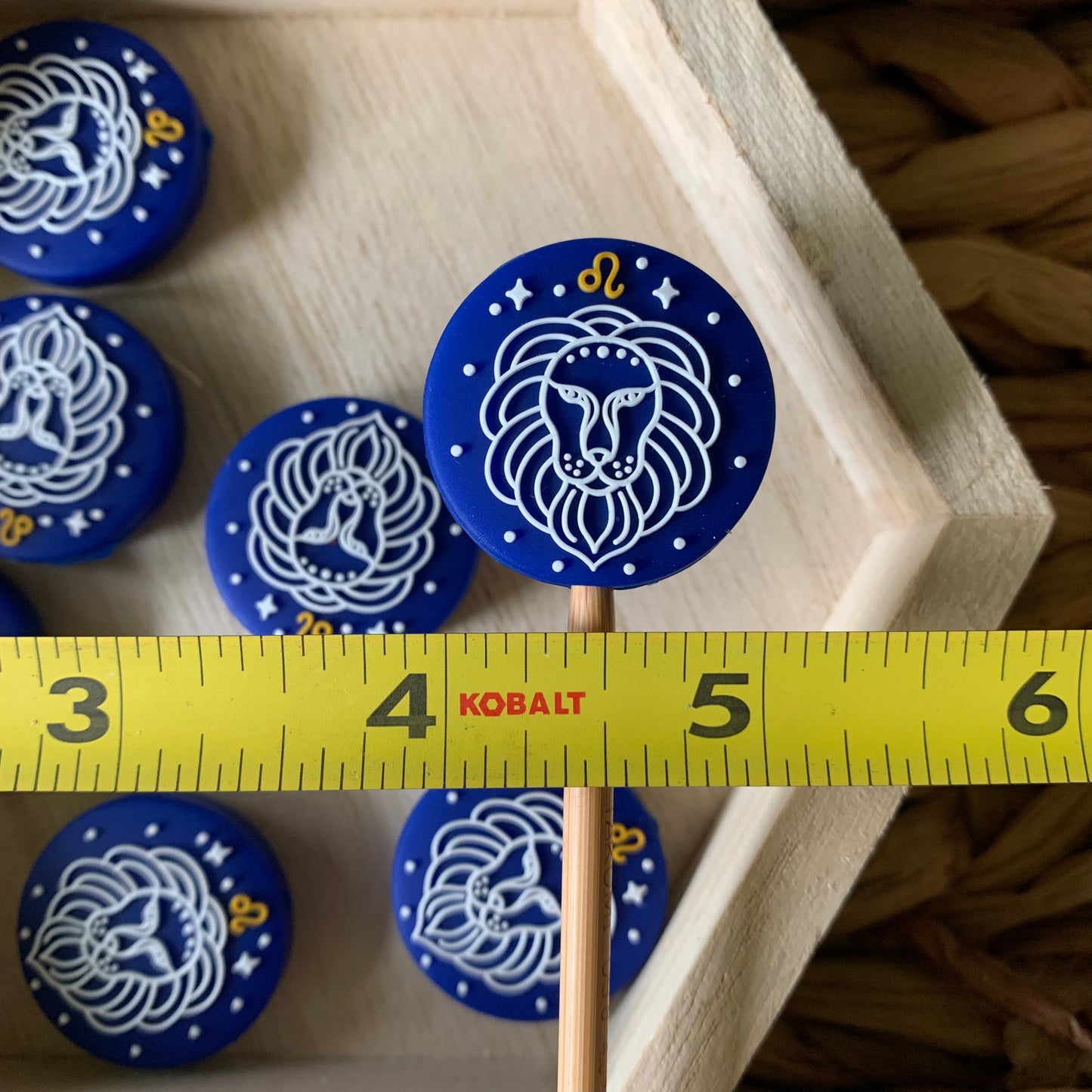 Zodiac Leo Stitch Stoppers- Set of 2 Stitch Stoppers