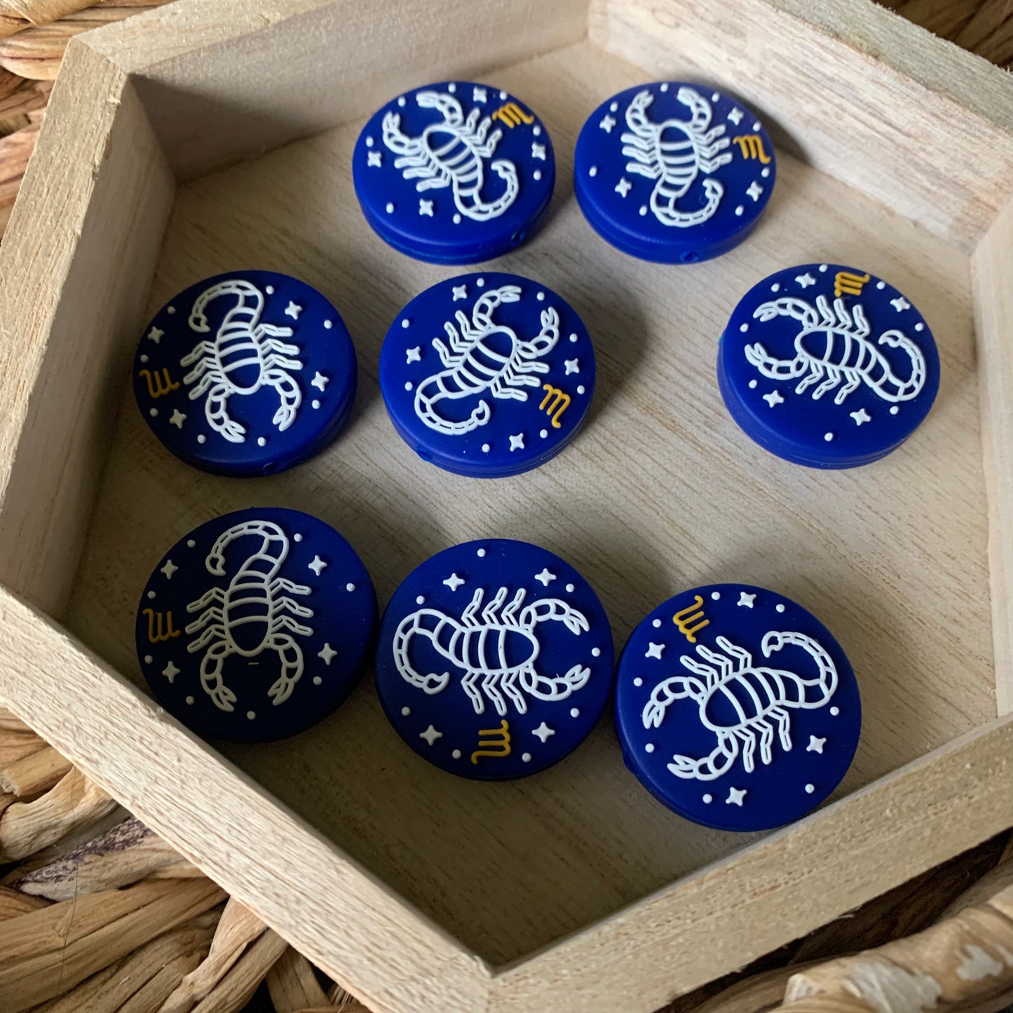 Zodiac Scorpio Stitch Stoppers- Set of 2 Stitch Stoppers