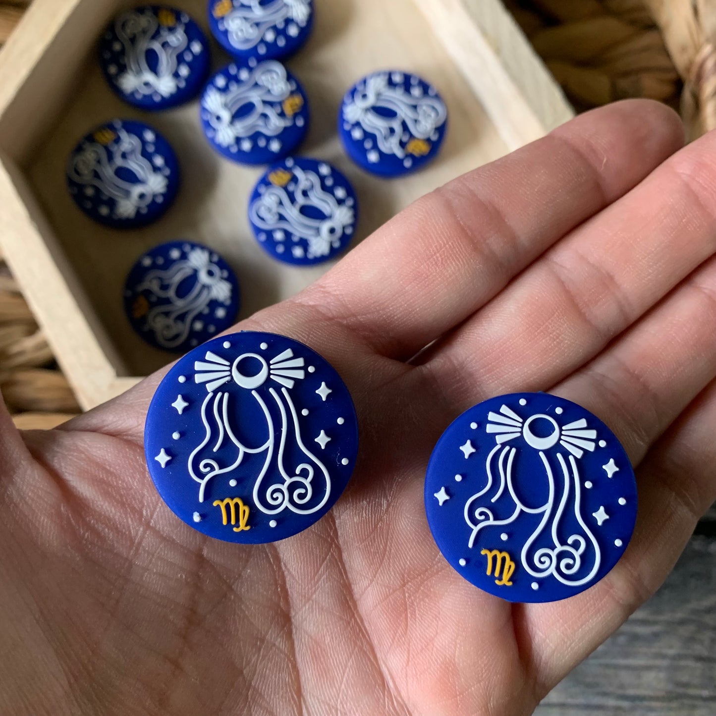 Zodiac Virgo Stitch Stoppers- Set of 2 Stitch Stoppers