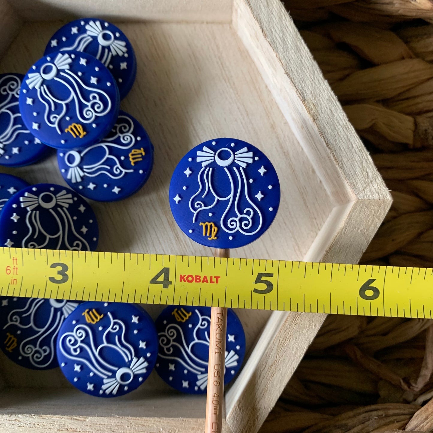 Zodiac Virgo Stitch Stoppers- Set of 2 Stitch Stoppers