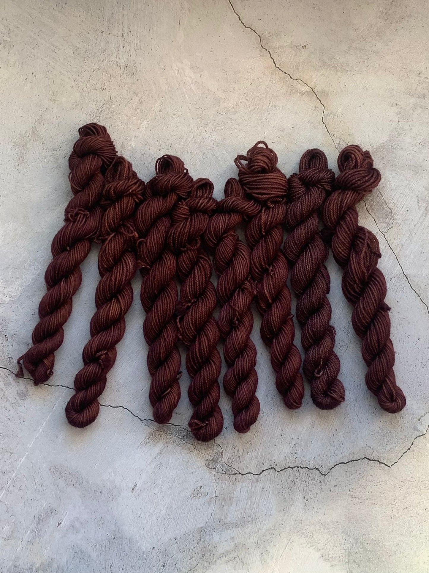 Chocolate-  Dyed to Order - Sweet Pea & Sparrow Hand Dyed Yarns