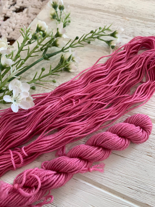 Rose Rocco-  Dyed to Order - Sweet Pea & Sparrow Hand Dyed Yarns