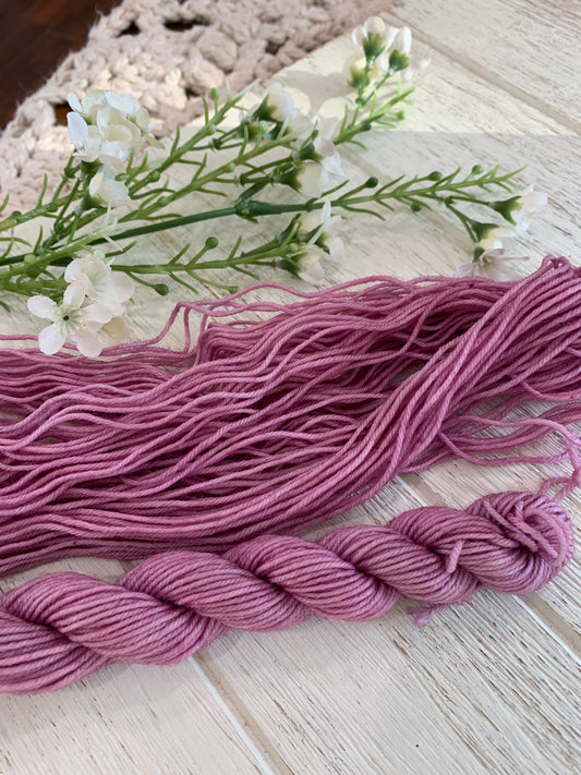 Raspberry Truffle-  Dyed to Order - Sweet Pea & Sparrow Hand Dyed Yarns