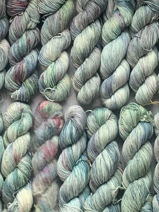 Luna Moth-  Dyed to Order - Sweet Pea & Sparrow Hand Dyed Yarns - February Flutter  Club
