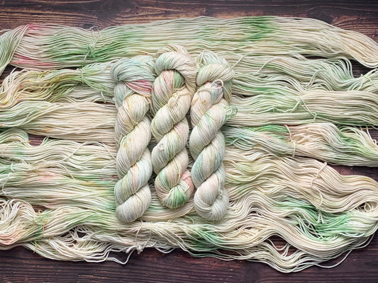 Thoughts of Spring -  Dyed to Order - Sweet Pea & Sparrow Hand Dyed Yarns