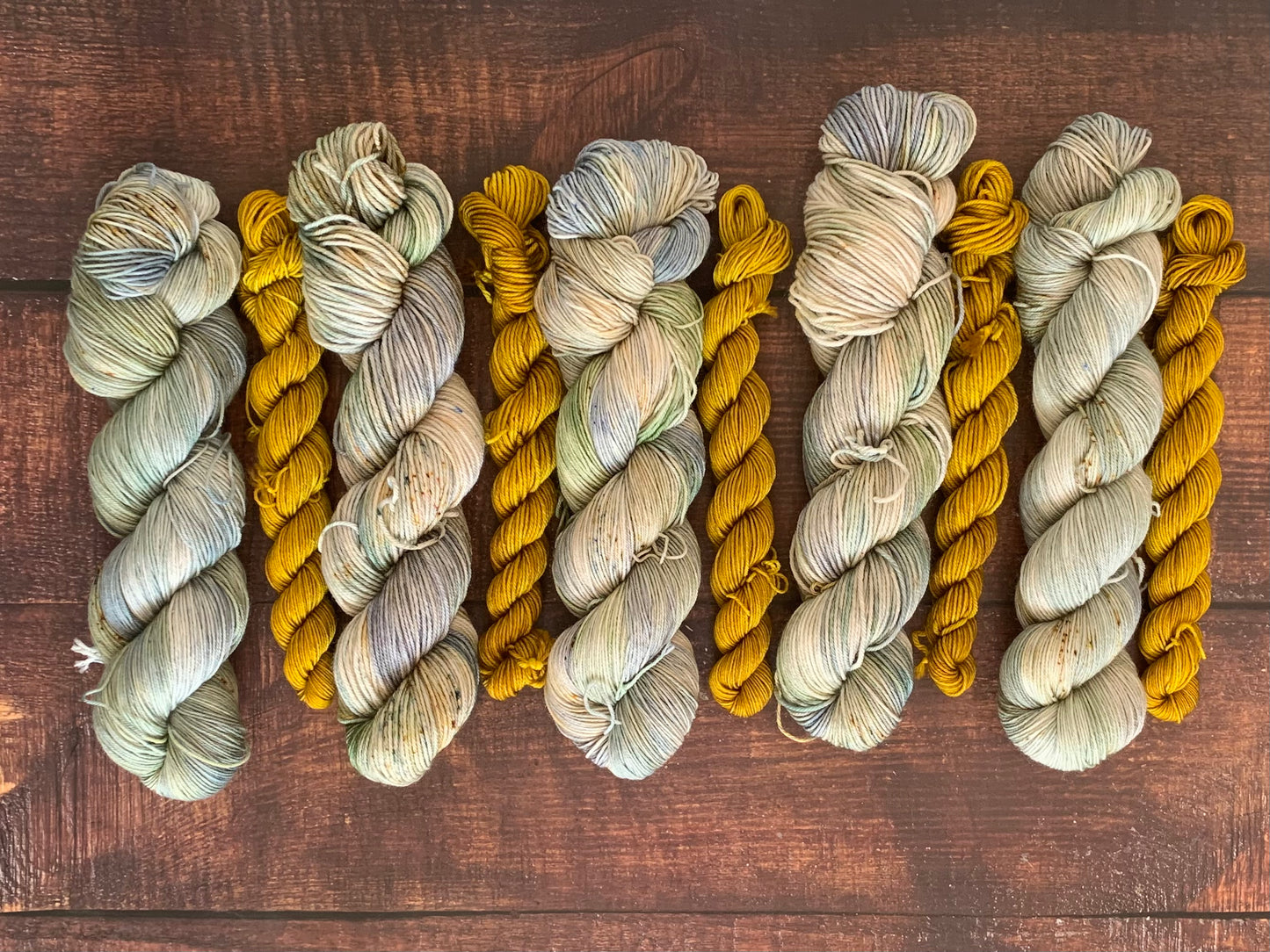 Malachite Butterfly & Pickle Juice - Sock Set-  Dyed to Order - Sweet Pea & Sparrow Hand Dyed Yarns