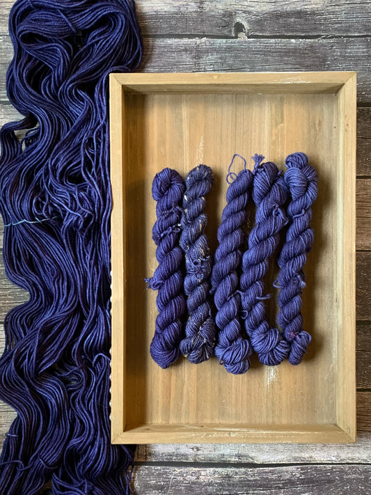 Dark Nights -  Dyed to Order - Sweet Pea & Sparrow Hand Dyed Yarns