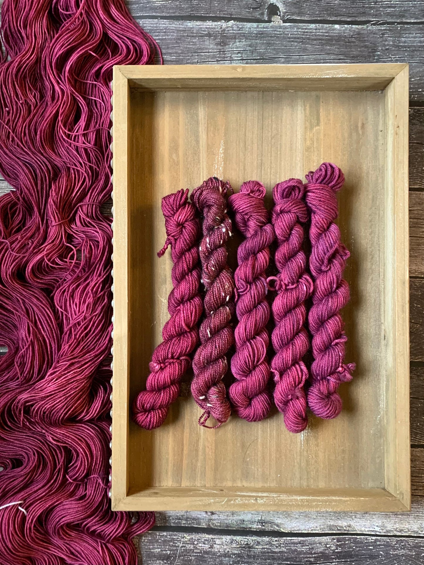 Wine Please -  Dyed to Order - Sweet Pea & Sparrow Hand Dyed Yarns