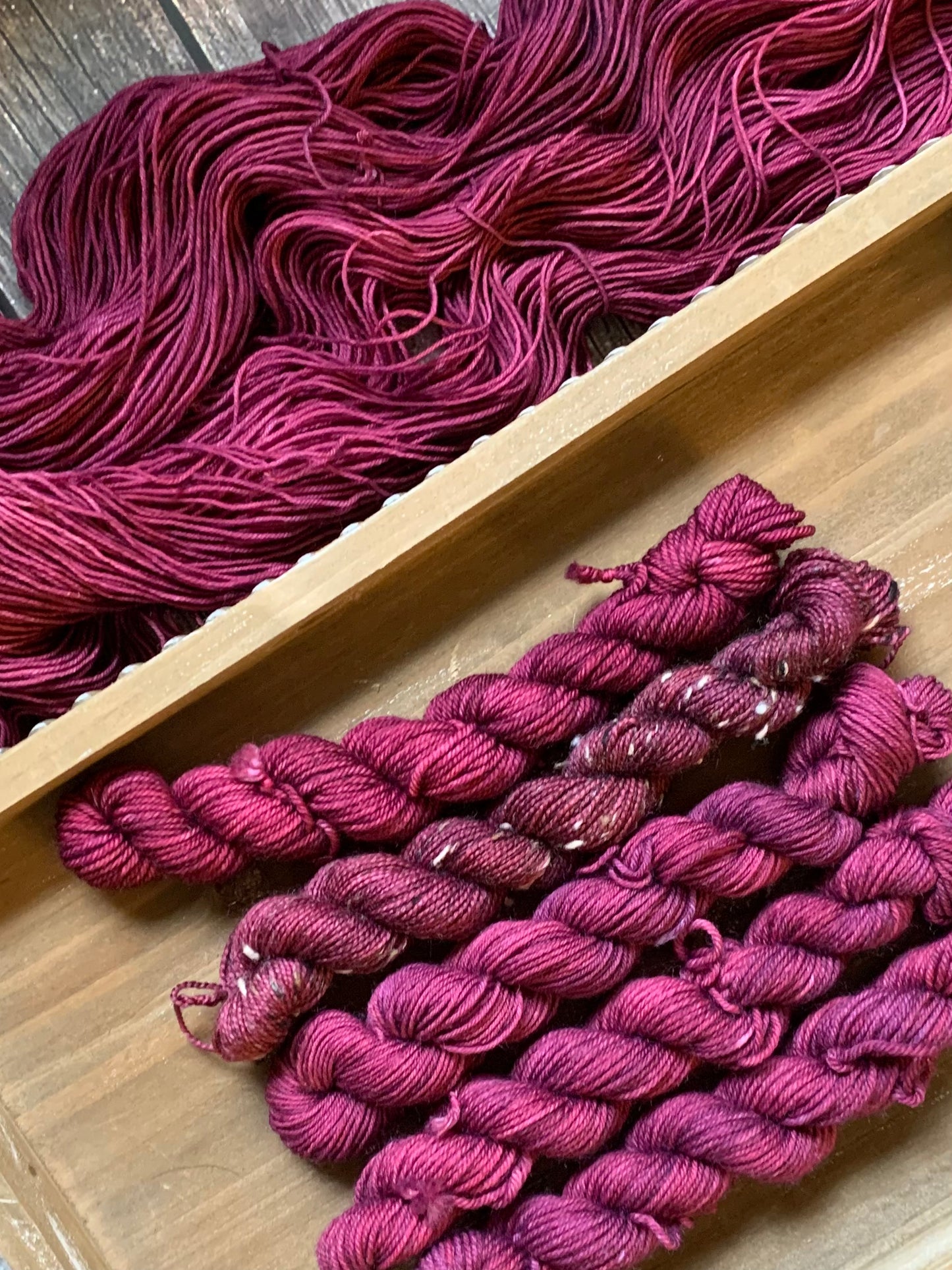 Wine Please -  Dyed to Order - Sweet Pea & Sparrow Hand Dyed Yarns