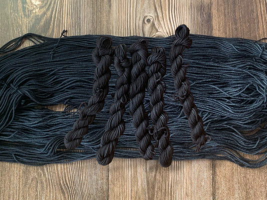 Smoke -  Dyed to Order - Sweet Pea & Sparrow Hand Dyed Yarns