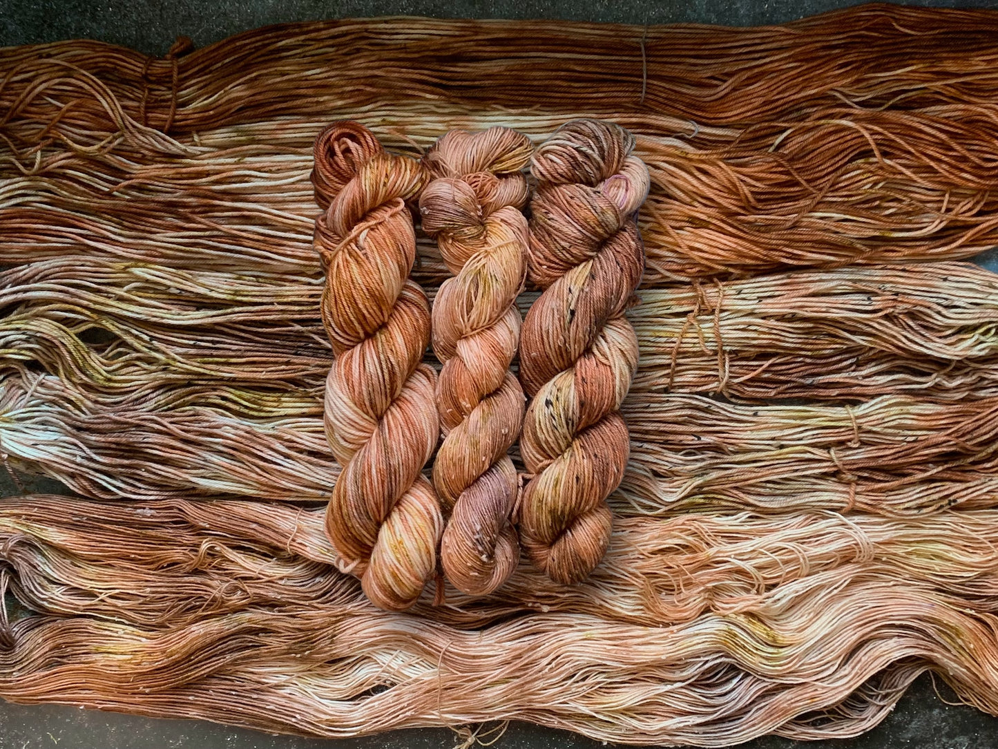 Sweet Pumpkin Pie-  Dyed to Order - Sweet Pea & Sparrow Hand Dyed Yarns