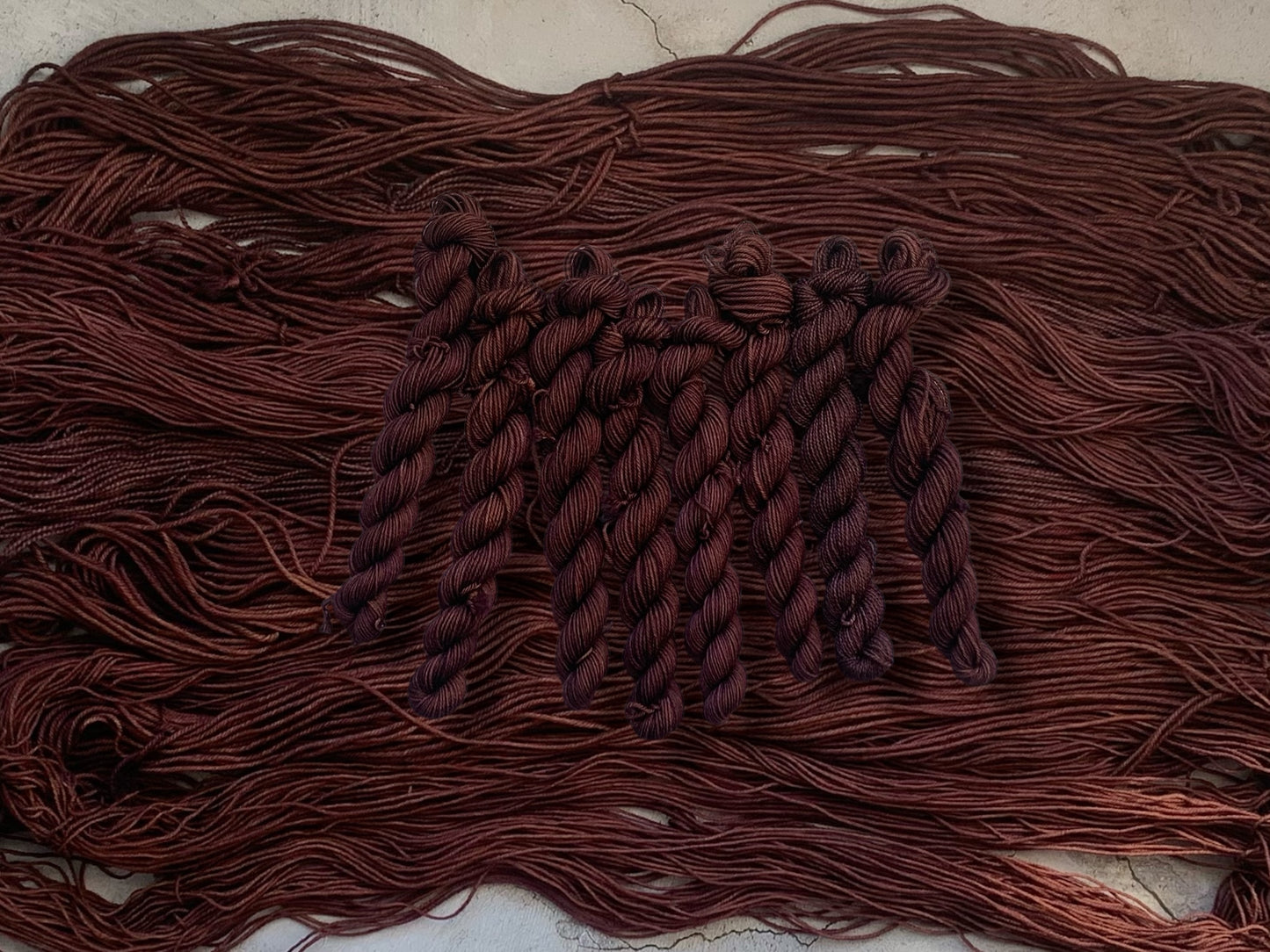 Chocolate-  Dyed to Order - Sweet Pea & Sparrow Hand Dyed Yarns