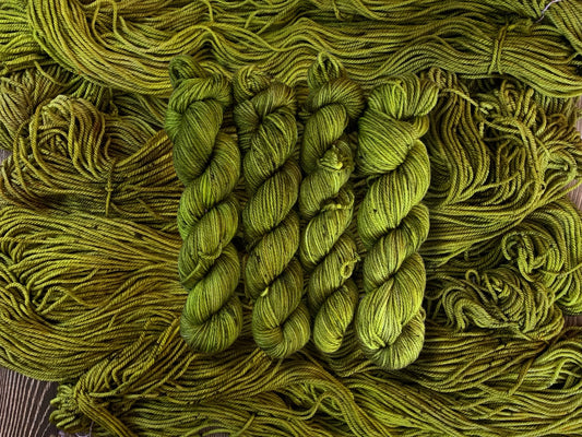 Avocado Pie-  Dyed to Order - Sweet Pea & Sparrow Hand Dyed Yarns