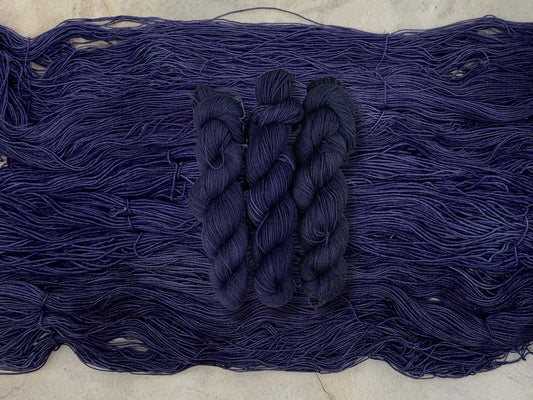 Dark Nights -  Dyed to Order - Sweet Pea & Sparrow Hand Dyed Yarns