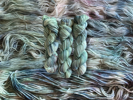 Luna Moth-  Dyed to Order - Sweet Pea & Sparrow Hand Dyed Yarns - February Flutter  Club