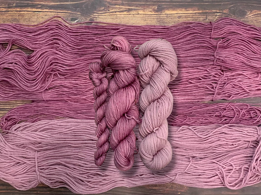 Cherry Blossom-  Dyed to Order - Sweet Pea & Sparrow Hand Dyed Yarns