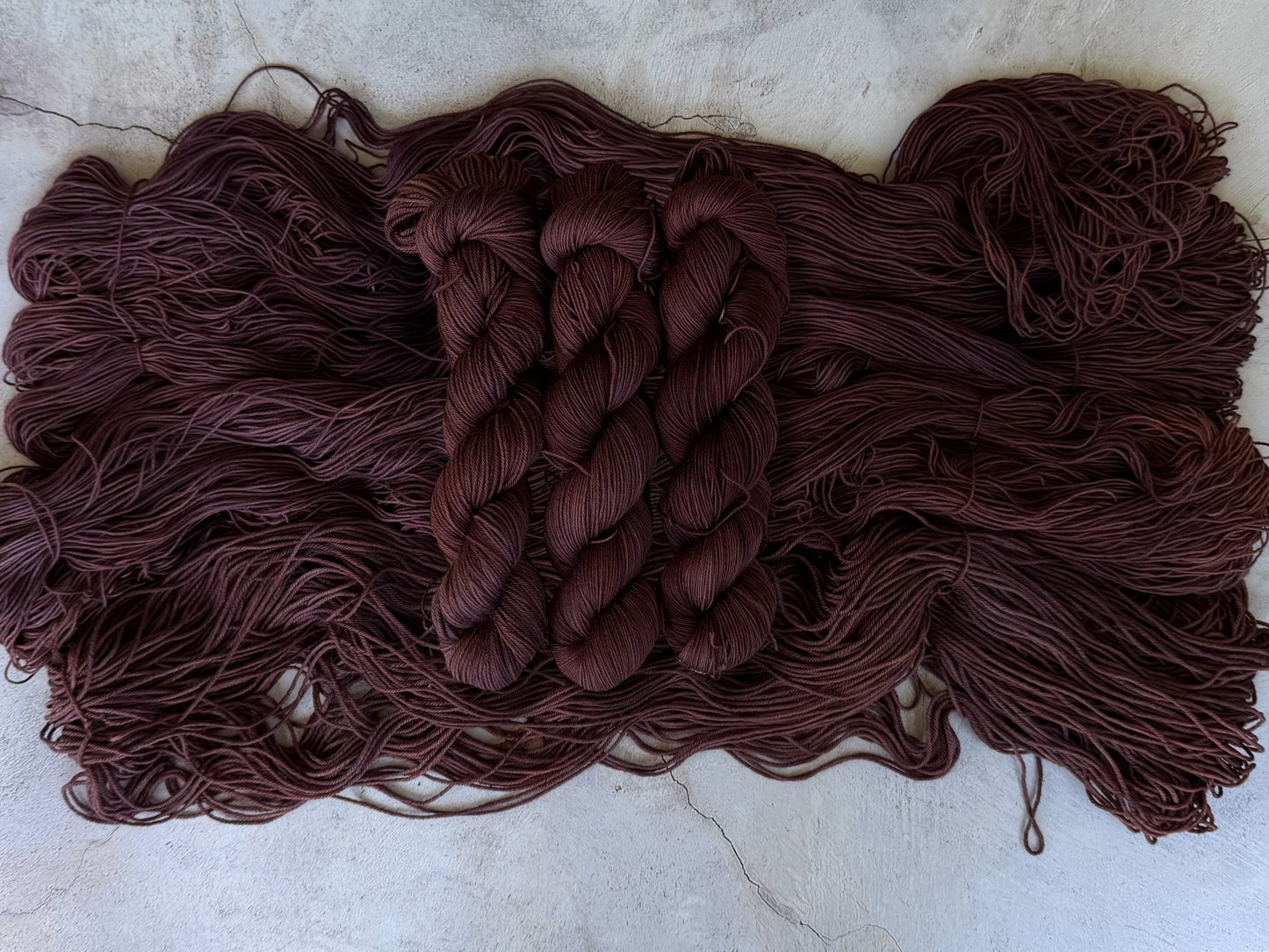 Cocoa Amour-  Dyed to Order - Sweet Pea & Sparrow Hand Dyed Yarns