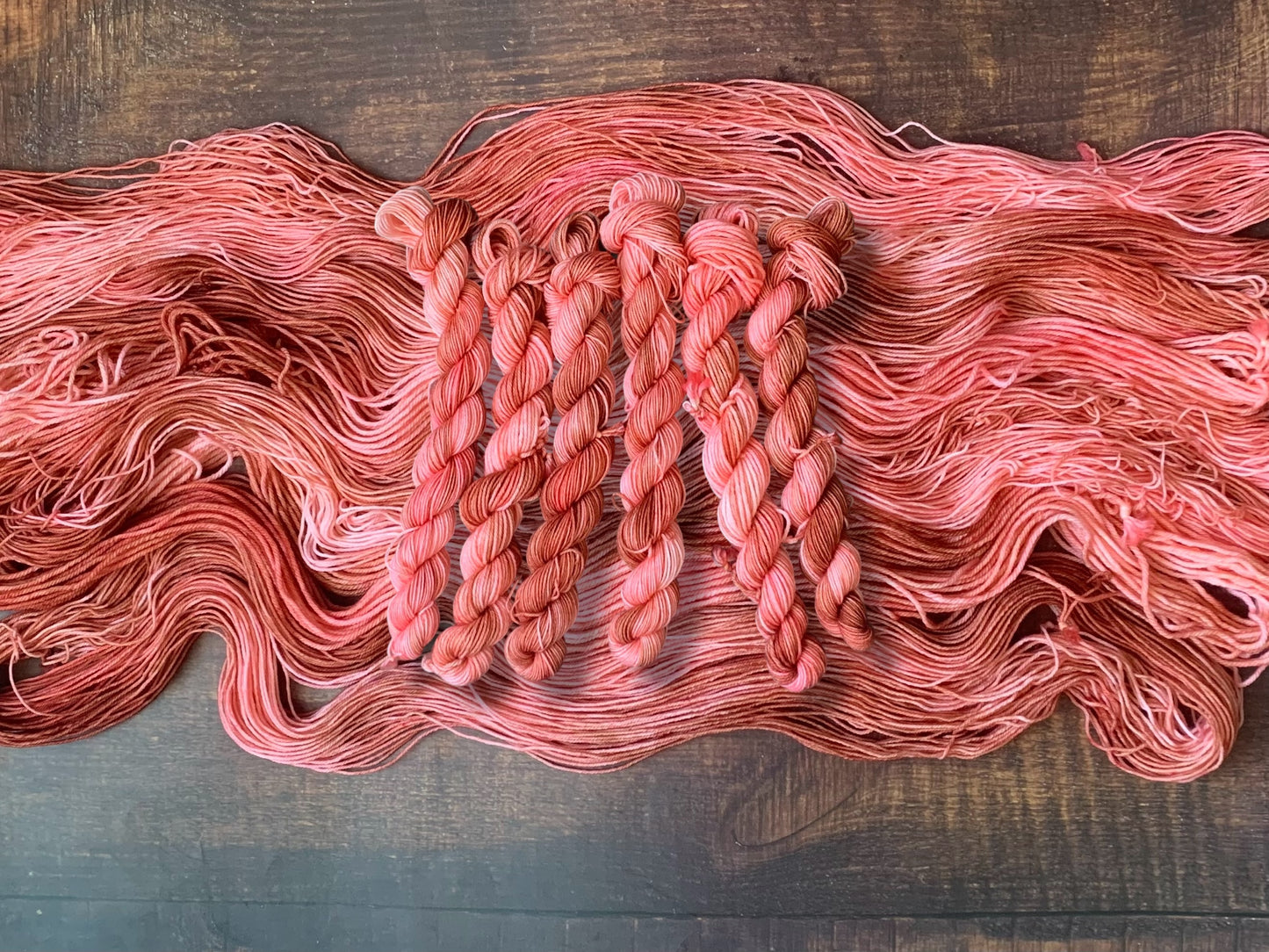 Peachy-  Dyed to Order - Sweet Pea & Sparrow Hand Dyed Yarns