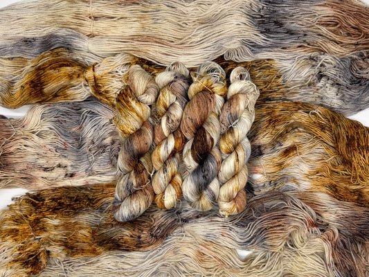 Raw Wool - Dyed to Order - Sweet Pea & Sparrow Hand Dyed Yarns