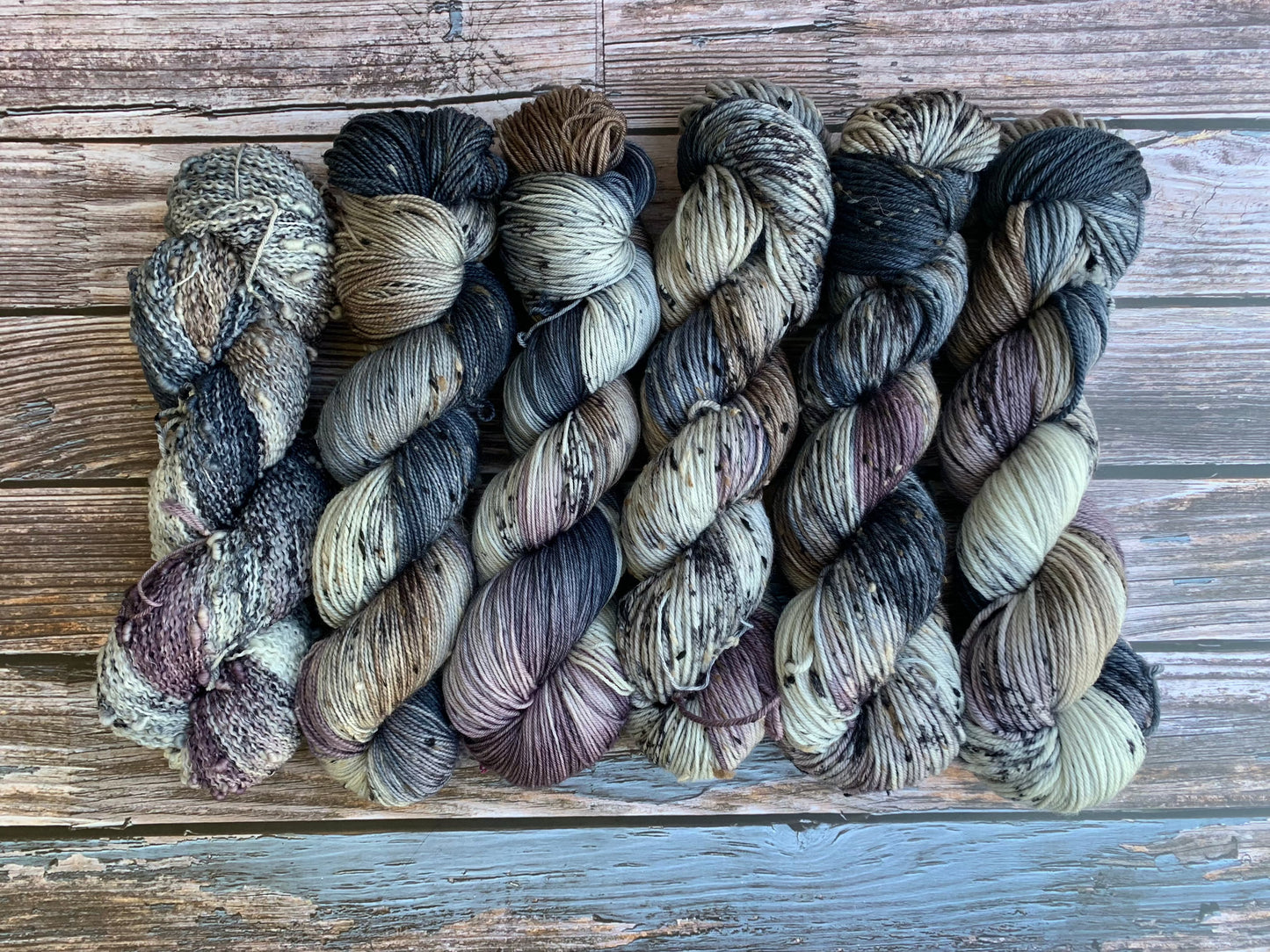 Guinea Fowl- August Livestock Collection - Dyed to Order - Sweet Pea & Sparrow Hand Dyed Yarns