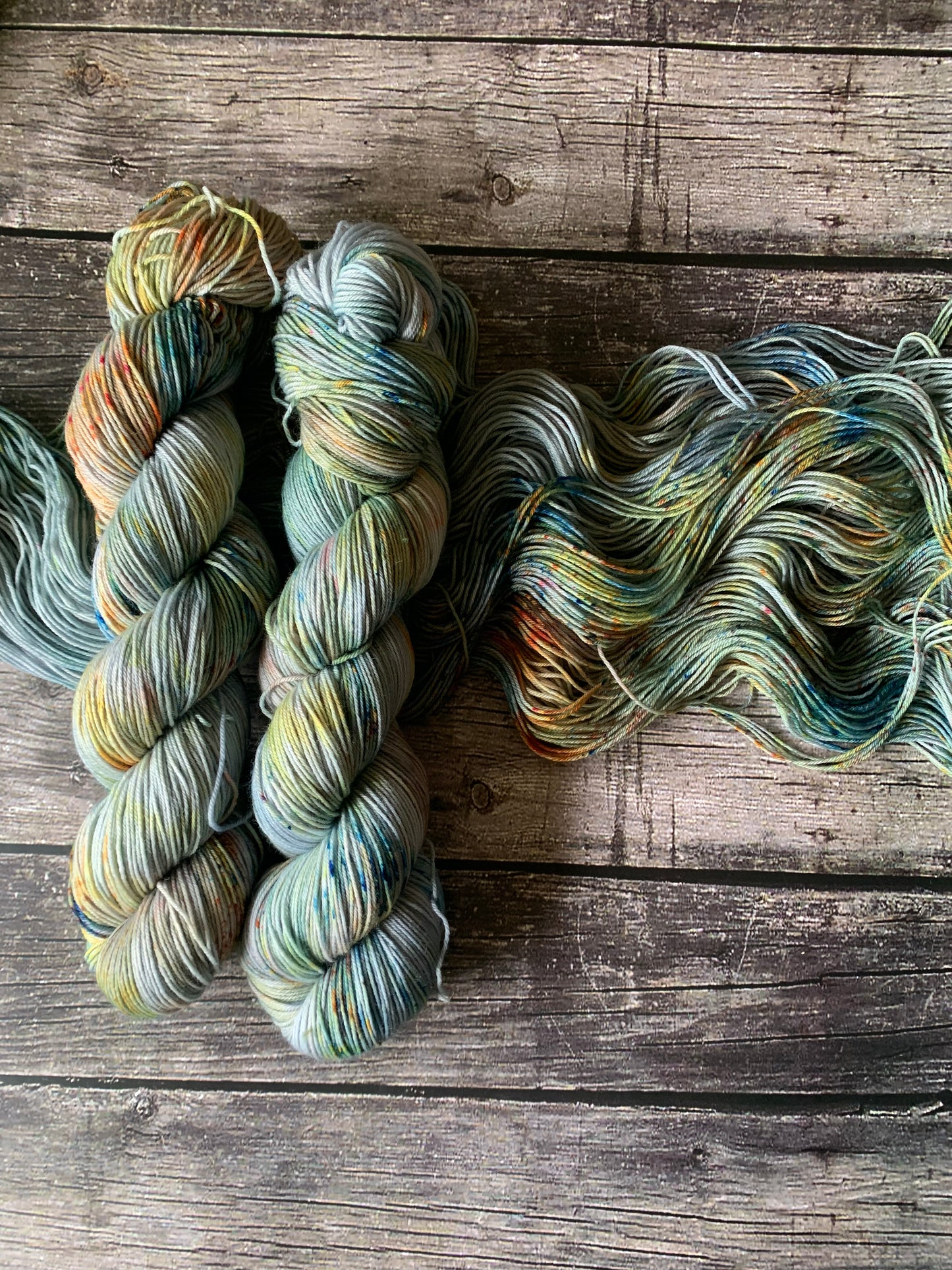 Fireworks- Dyed to Order - Sweet Pea & Sparrow Hand Dyed Yarns