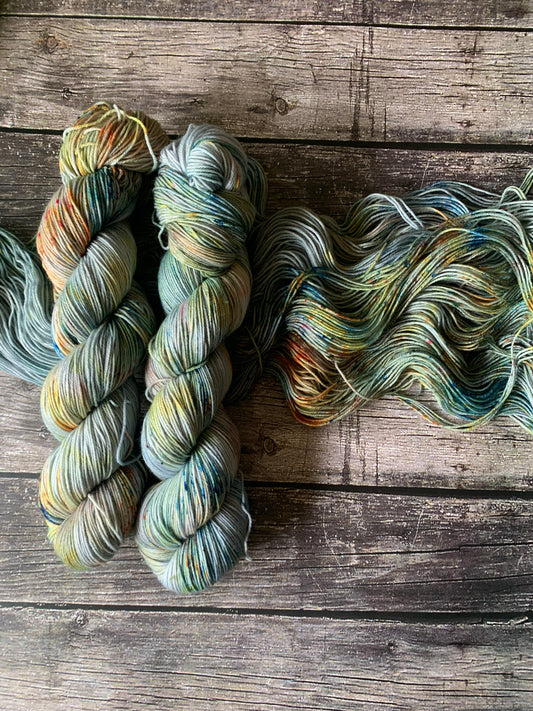 Fireworks- Dyed to Order - Sweet Pea & Sparrow Hand Dyed Yarns