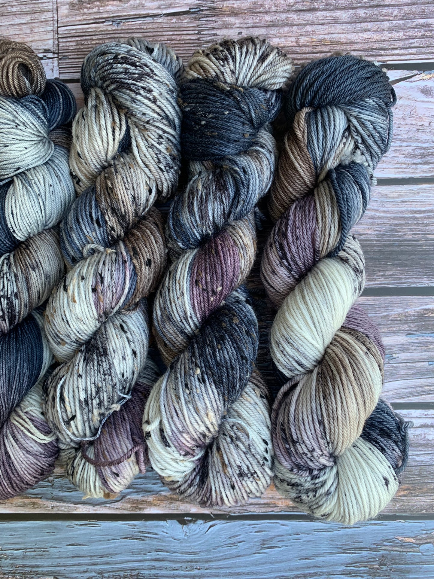 Guinea Fowl- August Livestock Collection - Dyed to Order - Sweet Pea & Sparrow Hand Dyed Yarns