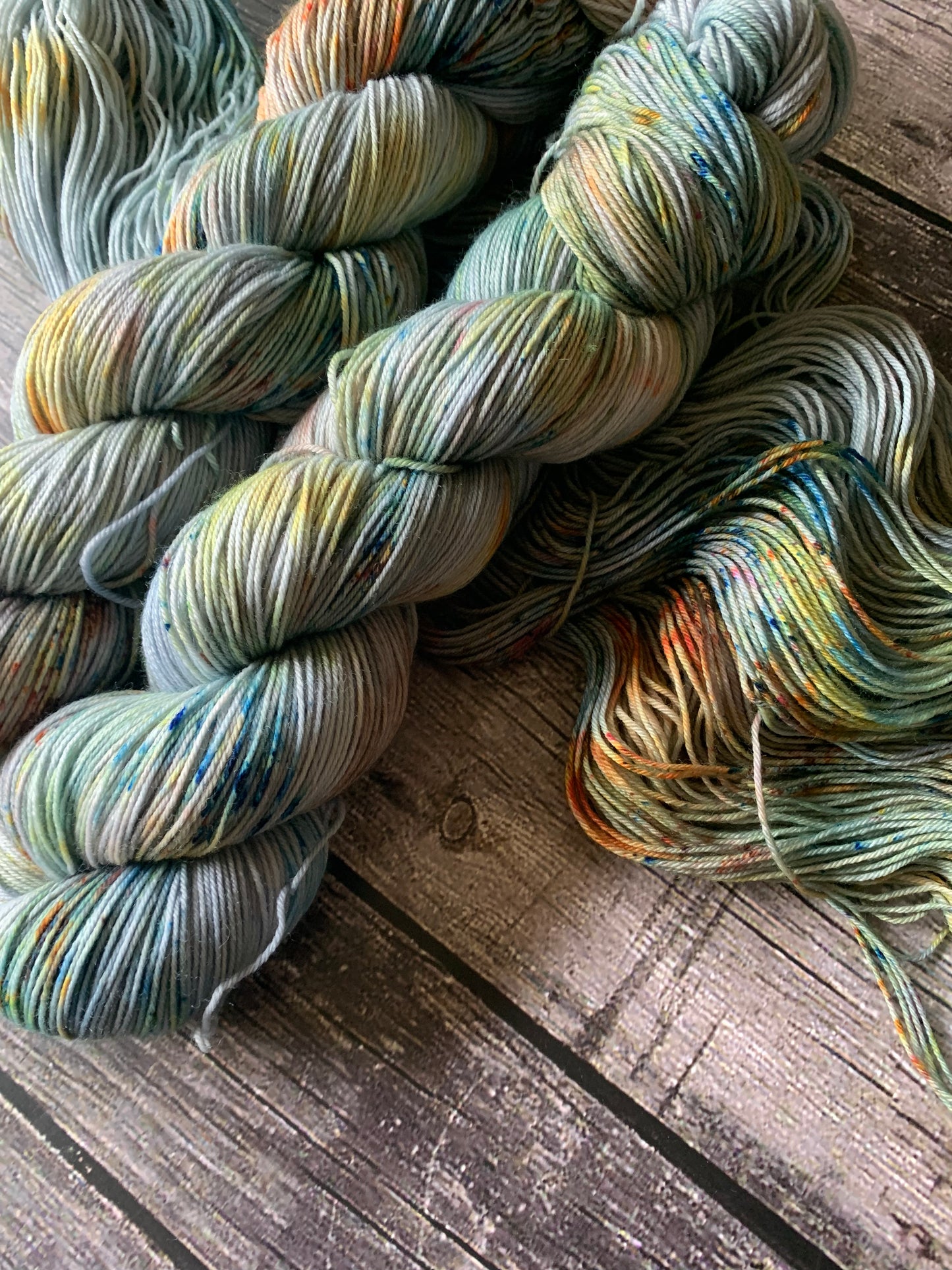 Fireworks- Dyed to Order - Sweet Pea & Sparrow Hand Dyed Yarns