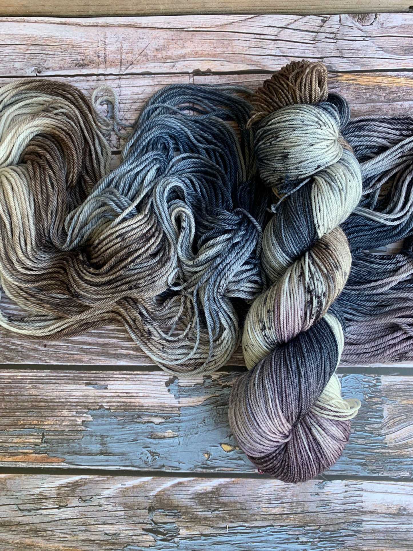 Guinea Fowl- August Livestock Collection - Dyed to Order - Sweet Pea & Sparrow Hand Dyed Yarns