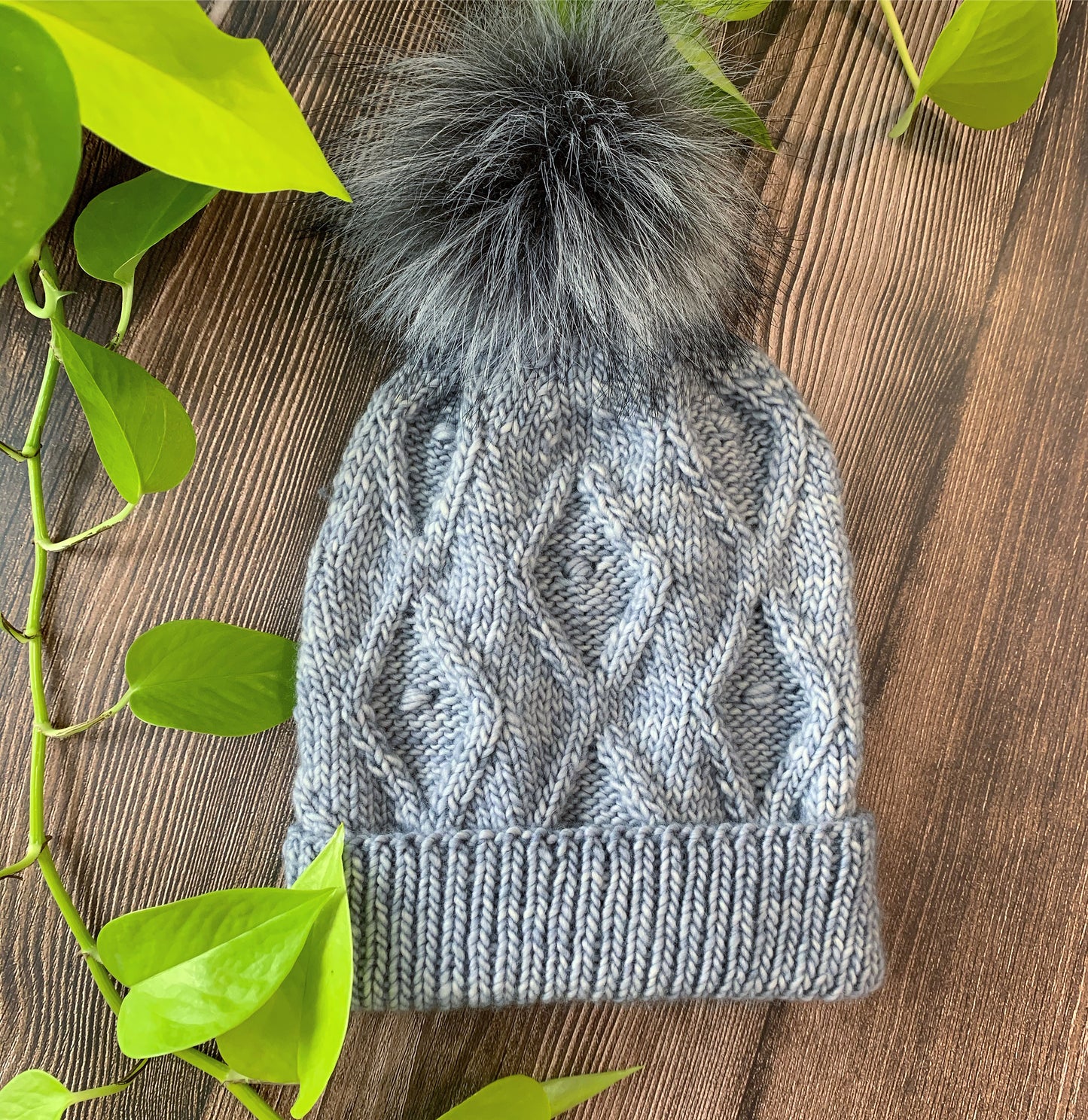 PATTERN ONLY - Tiger Eye Toque - A Knit Hat Pattern PDF - Sweet Pea & Sparrow