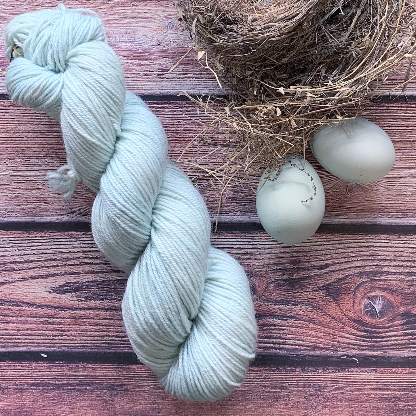 Legbar Egg Blue - Dyed to Order - Sweet Pea & Sparrow Hand Dyed Yarns