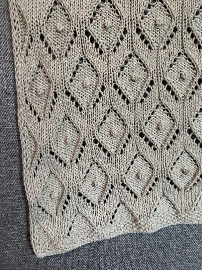 PATTERN ONLY - Elysian Crib Blanket - A Knit Blanket PDF Pattern