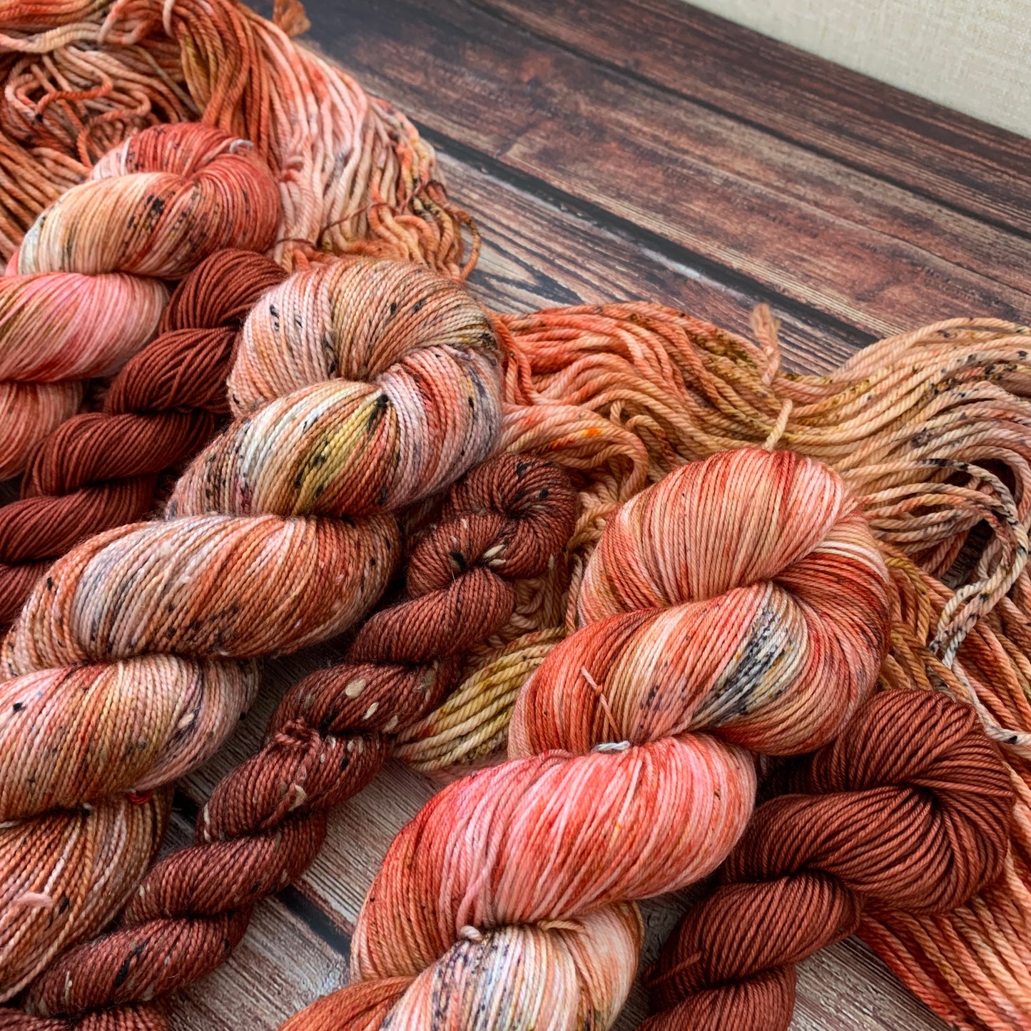Tamworth Pigs Sock Set- Livestock Sock Set - Dyed to Order - Sweet Pea & Sparrow Hand Dyed Yarns