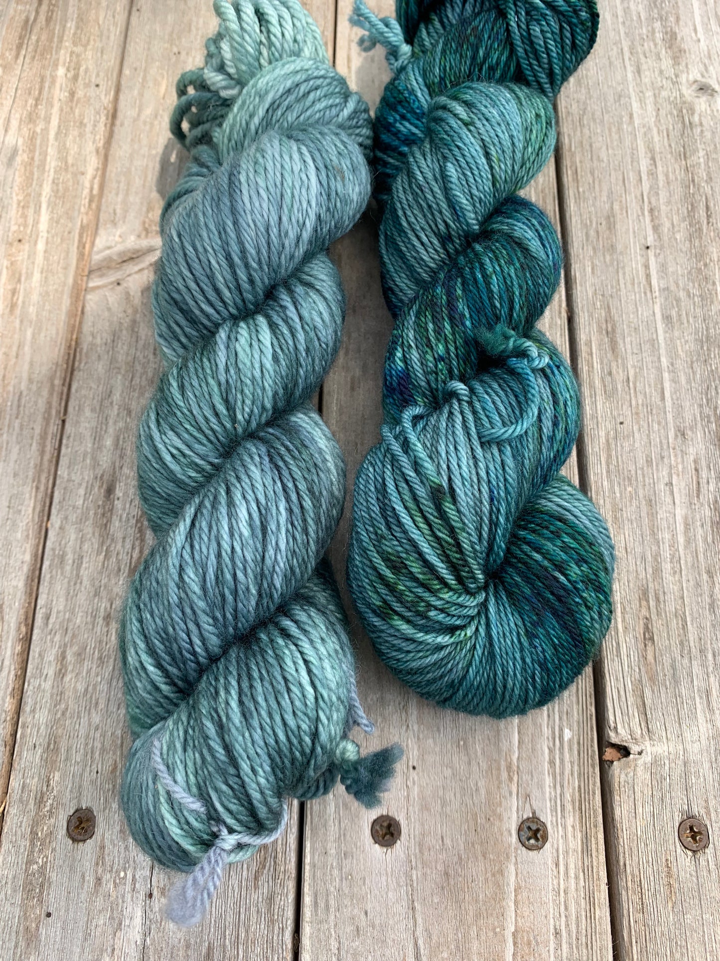 Storm Front - Hand dyed yarn - Midwest Weather Collection - Sweet Pea & Sparrow