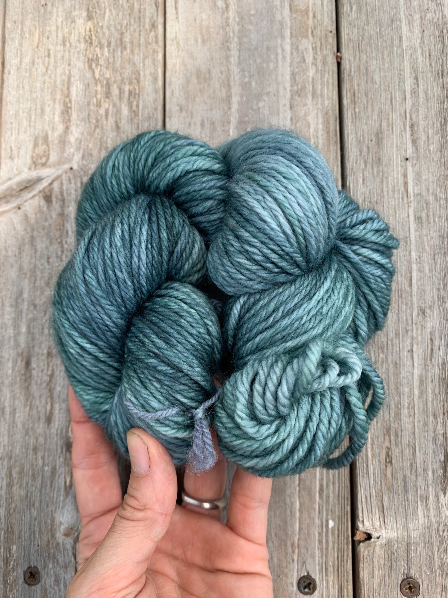 Bareroot Storm Front - Hand dyed yarn - Midwest Weather Collection - Sweet Pea & Sparrow