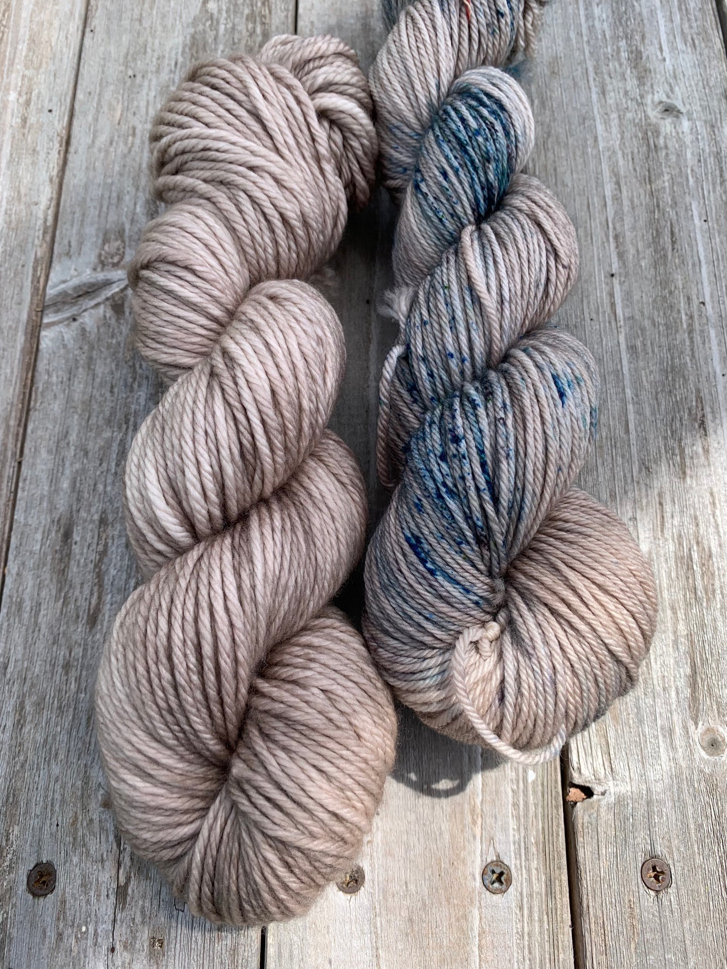 Dust Cloud - Hand dyed yarn - Midwest Weather Collection - Sweet Pea & Sparrow