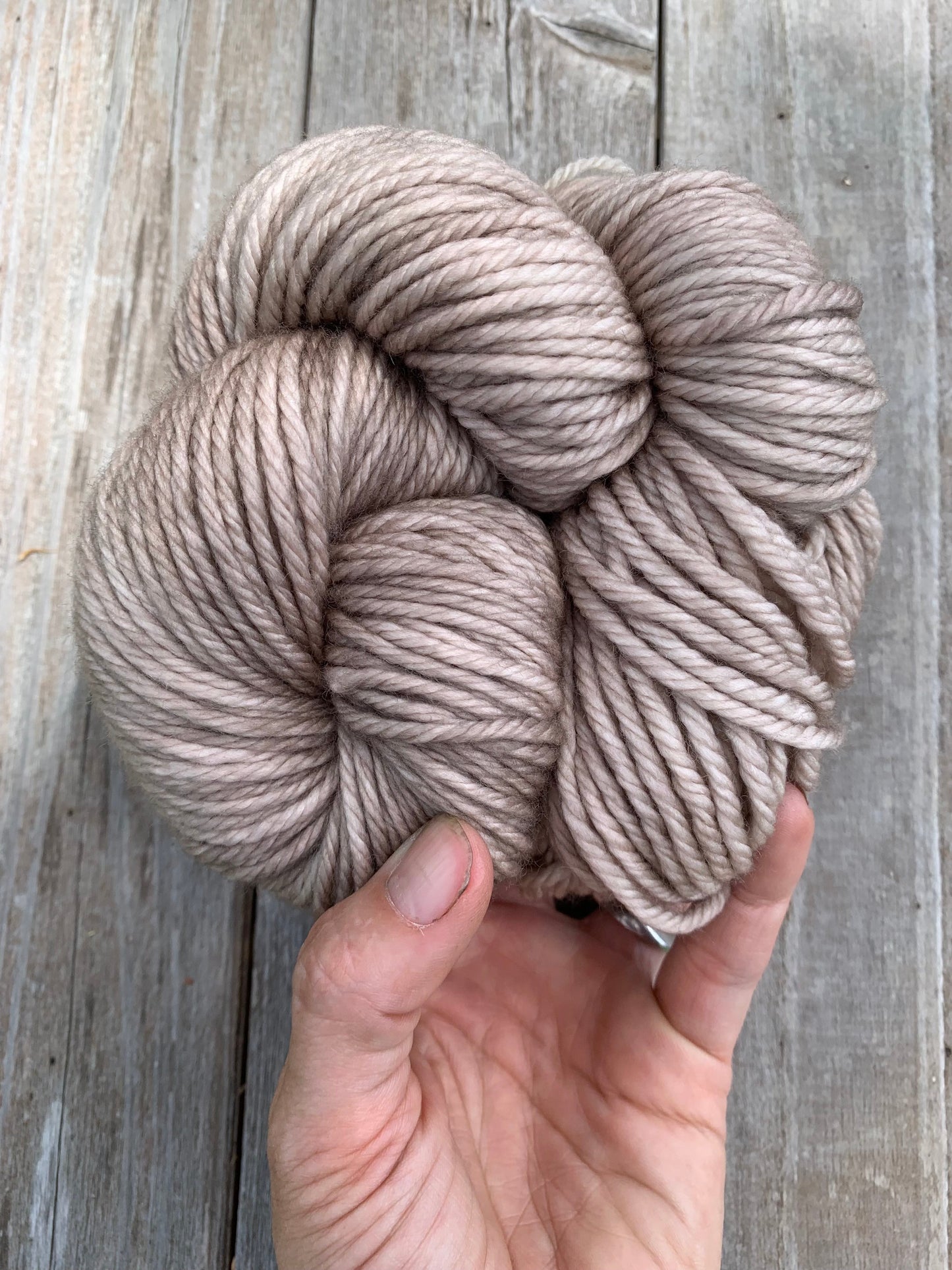 Bareroot Dust Cloud - Hand dyed yarn - Midwest Weather Collection - Sweet Pea & Sparrow