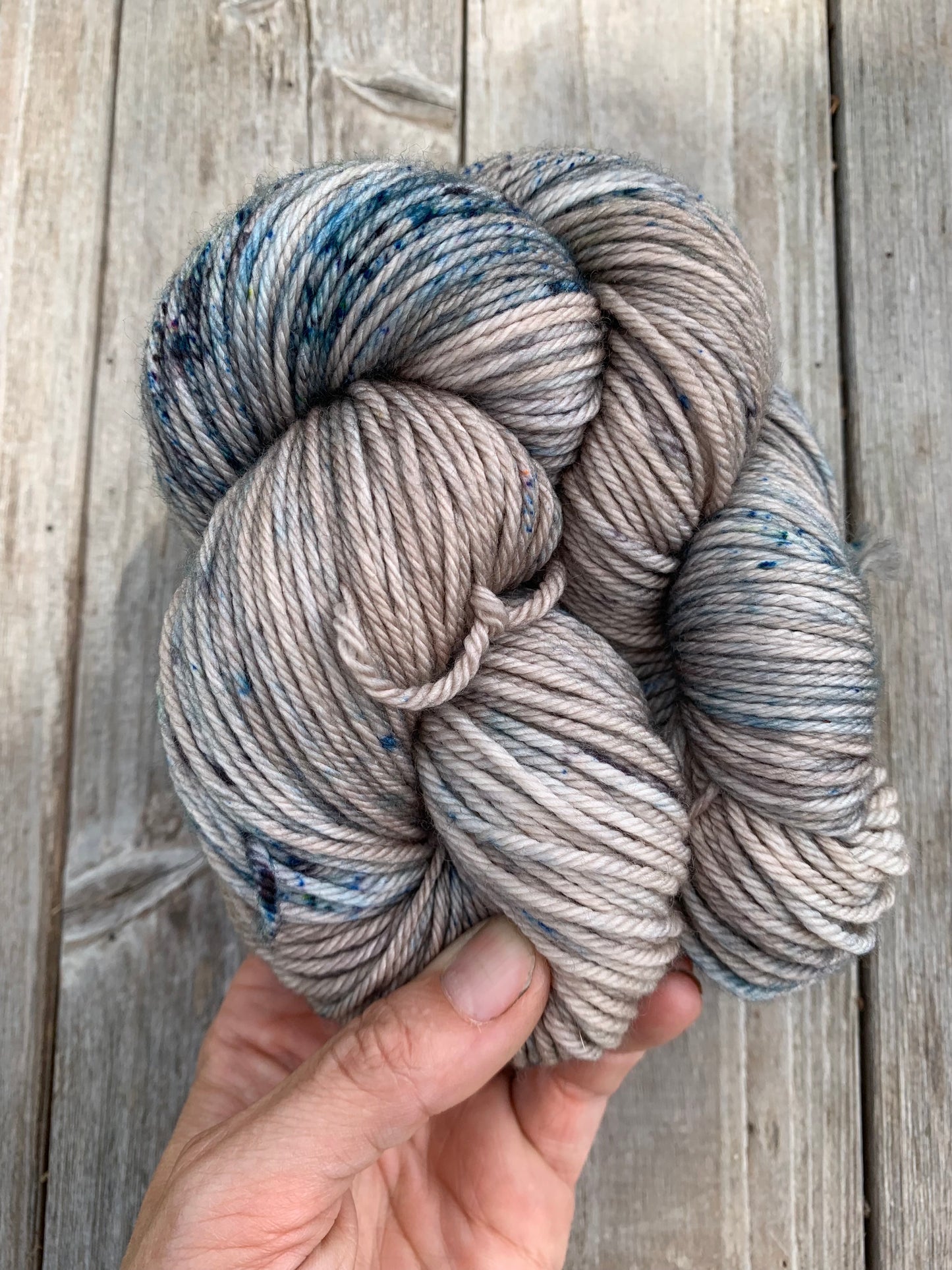 Dust Cloud - Hand dyed yarn - Midwest Weather Collection - Sweet Pea & Sparrow