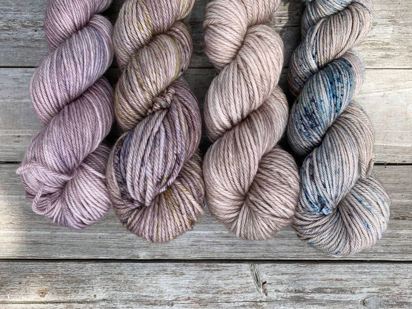 Dust Cloud - Hand dyed yarn - Midwest Weather Collection - Sweet Pea & Sparrow