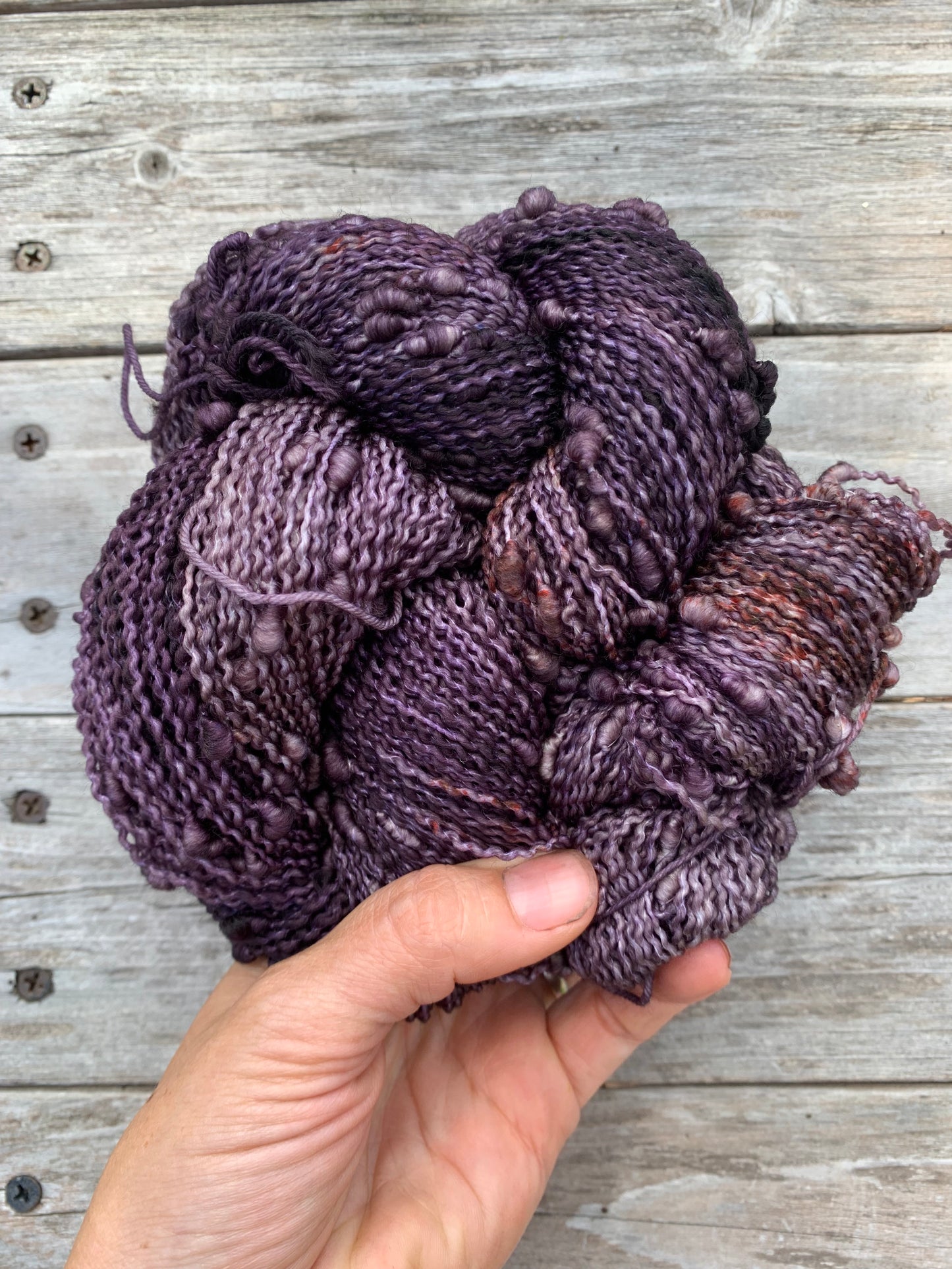 Eggplants -  Dyed to Order - Sweet Pea & Sparrow Hand Dyed Yarns