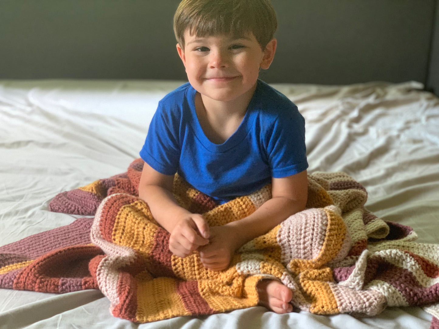 PATTERN ONLY - Back When I Was Older - PDF Crochet Pattern - Child's Blanket Crochet Pattern