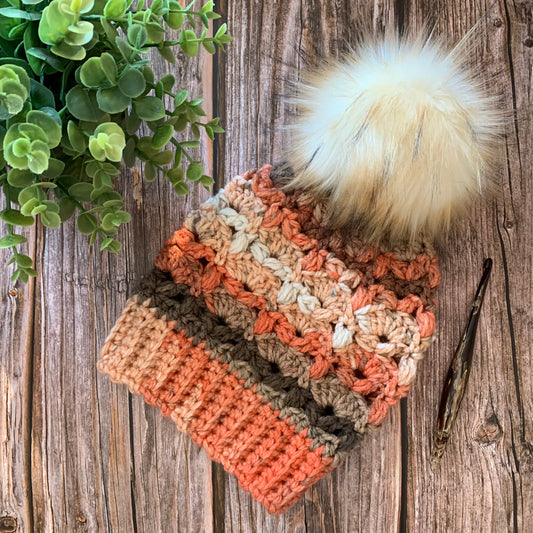 PATTERN ONLY - Larklynn Hat - Crochet - PDF Download