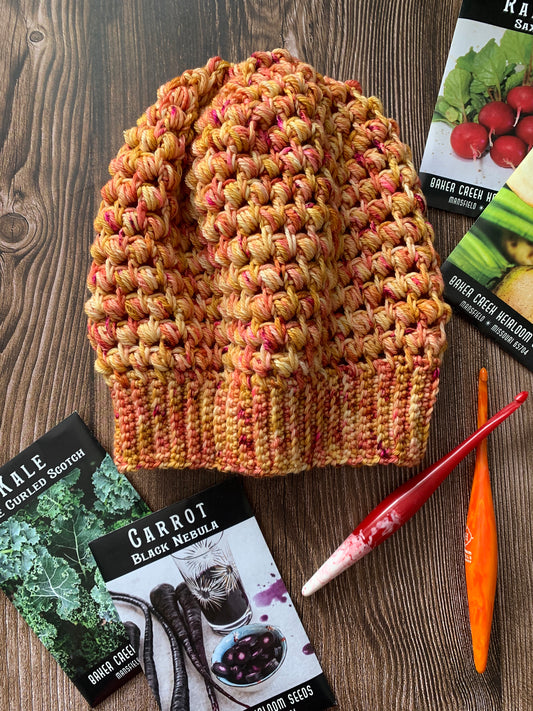 PATTERN ONLY - Autumn Spice Slouch - A Crochet Hat PDF Pattern - Sweet Pea & Sparrow
