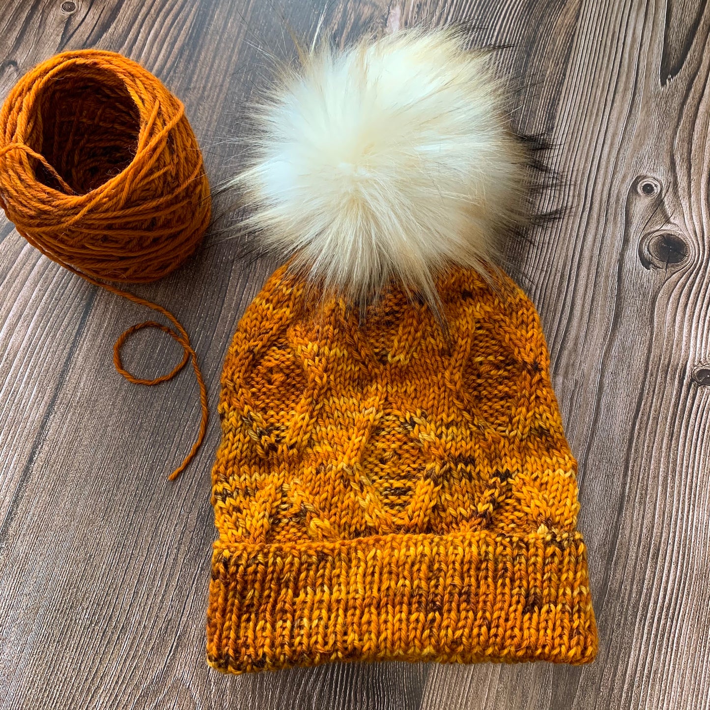 PATTERN ONLY - Tiger Eye Toque - A Knit Hat Pattern PDF - Sweet Pea & Sparrow