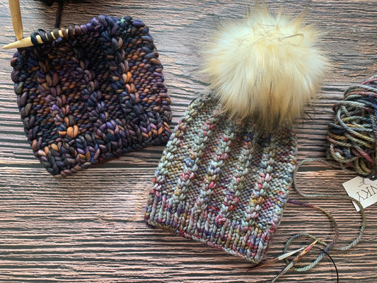 PATTERN ONLY - Fiddle Fern Beanie - A Knit PDF Hat Pattern - Sweet Pea & Sparrow