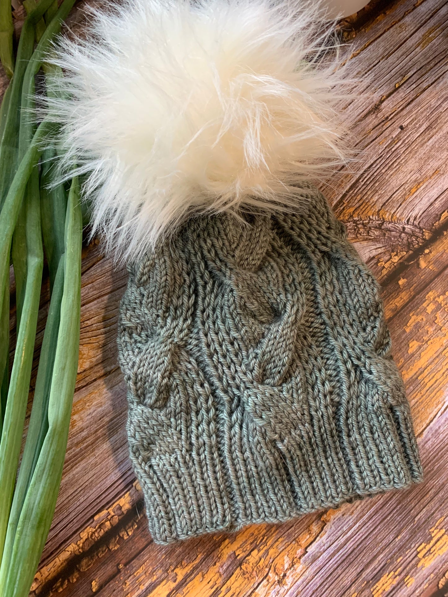 PATTERN ONLY - Curly Willow Toque - A PDF Knit Hat Pattern - Sweet Pea & Sparrow