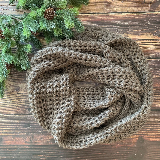 PATTERN ONLY - Fog Frost Scarf - PDF Crochet Pattern - Crochet Infinity Scarf - Sweet Pea and Sparrow