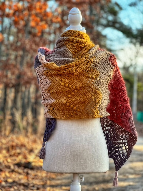 Rocky Pines Scarf - PDF Crochet Scarf Pattern - Pattern Only